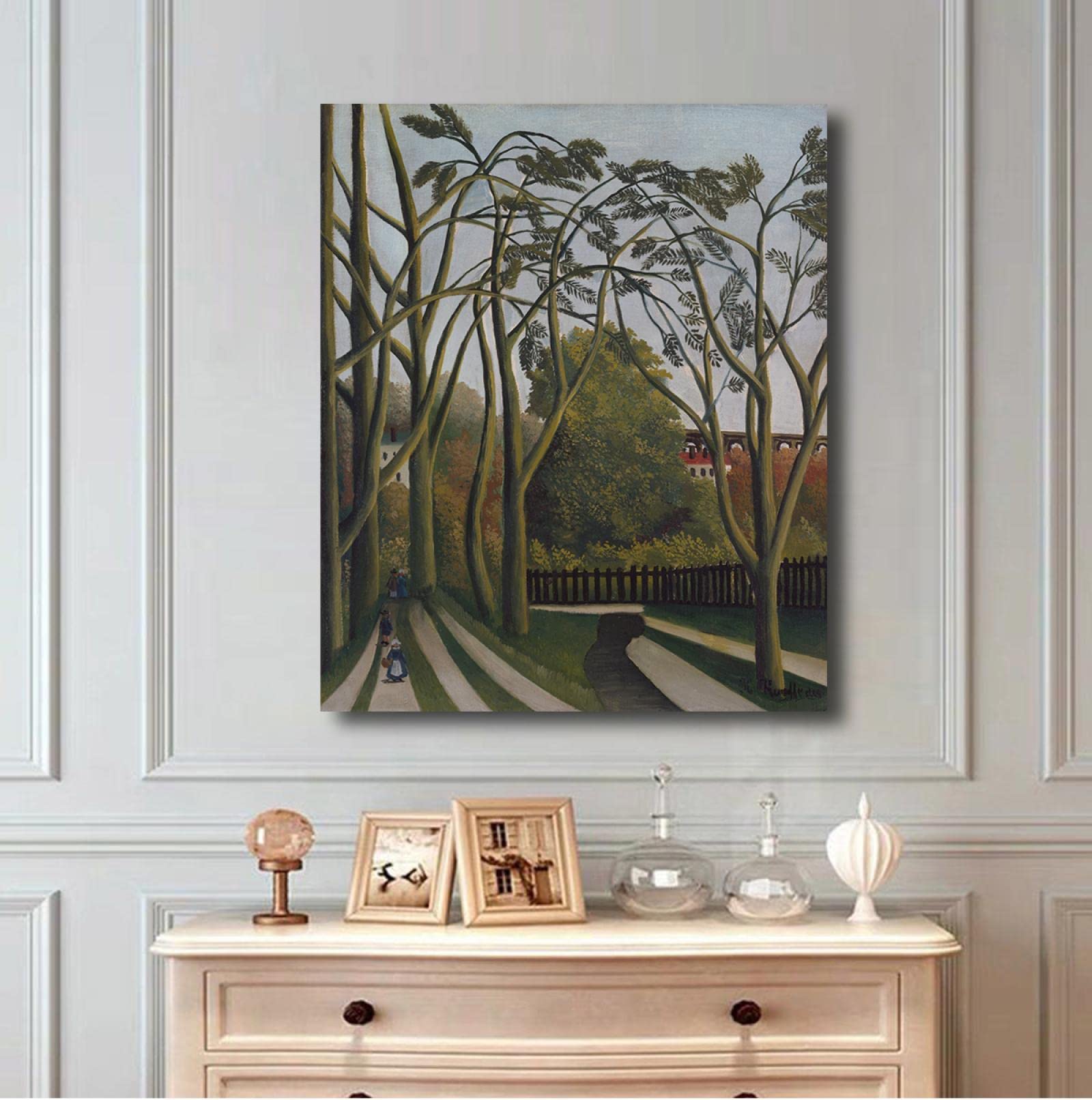 Surrealismo Decoración para el hogar Arte de la pared Impresión en lienzo Henri Rousseau Pintura Imágenes de obras de arte para la decoración de las paredes de la sala de estar70x84cm sin marco