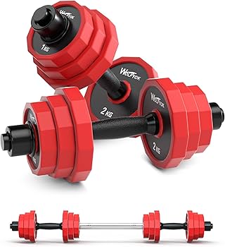 Amazon | ダンベル 可変式 【ステンレス鋼製10年以上持たせ・3in1自主