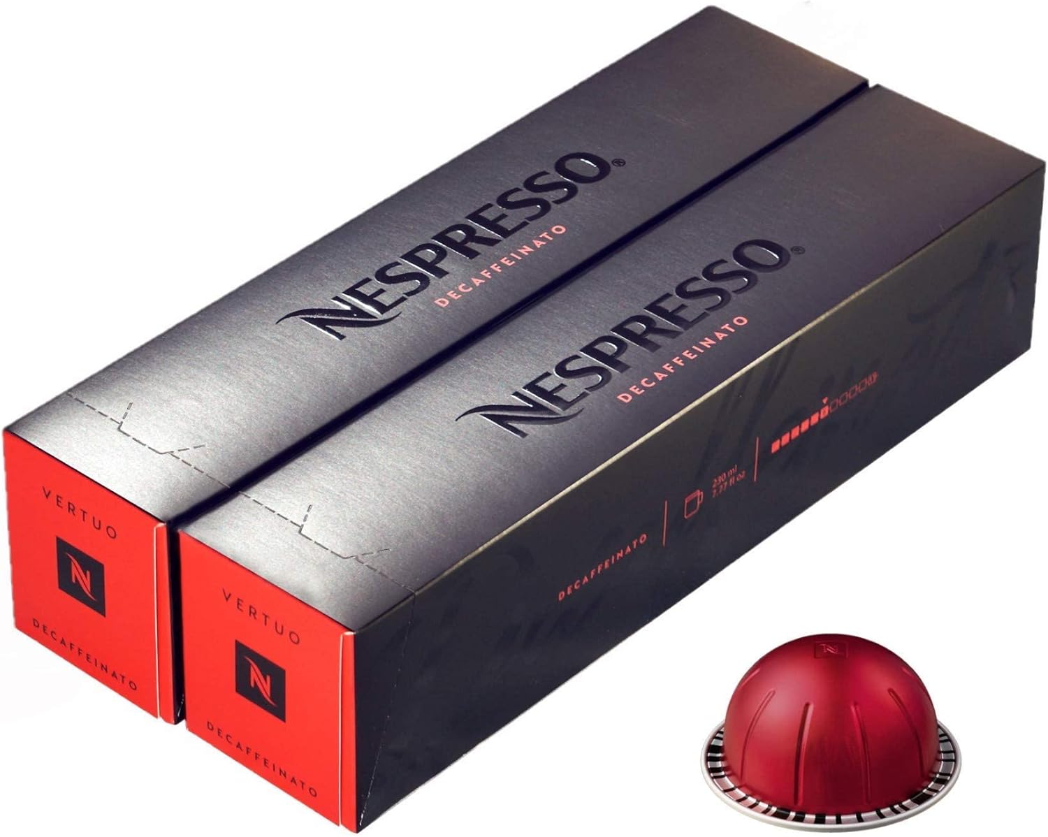 20 Nespresso Vertuo Half Caffeinato (Semi Decaffeinated) Coffee Capsules Amazon.co.uk Grocery