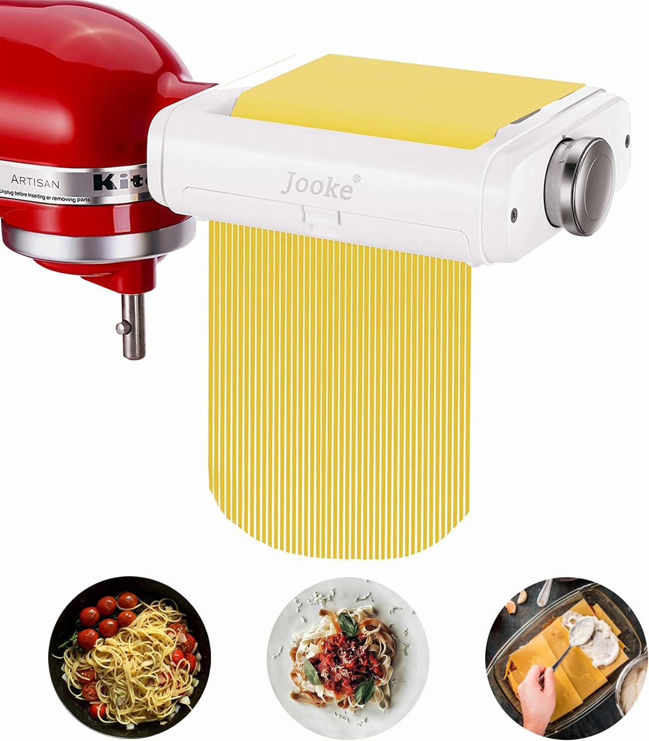Pasta Maker Attachment for All Kitchenaid Stand Mixers