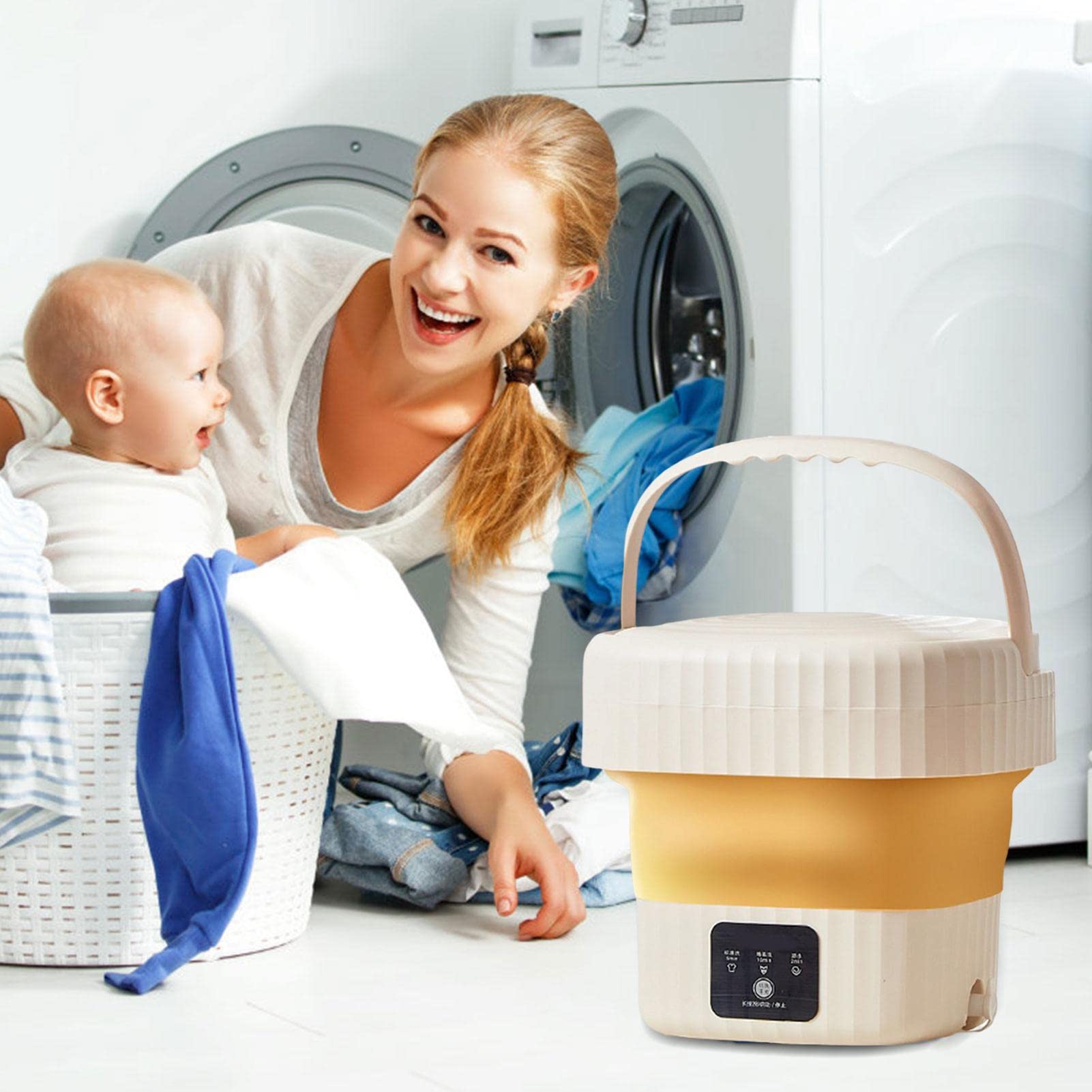Amazon.co.jp: 衣類洗濯機 ミニ洗濯機 靴下洗濯機 6L全自動洗濯機 3
