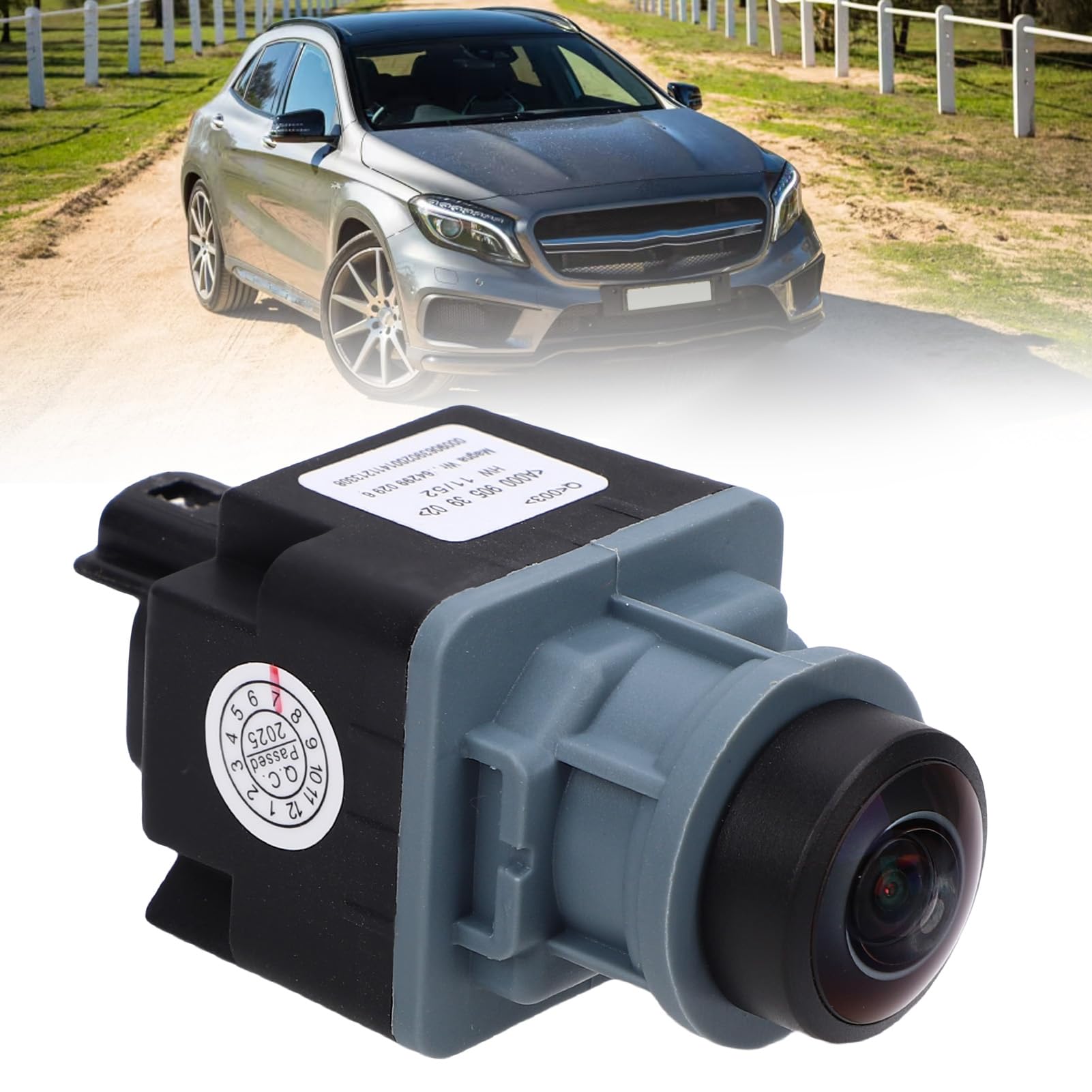 AUNMAS Kamera z Widokiem z Przodu Wymiana OEM Transmisja Obrazu HD 170 Stopni Szeroki Kąt IP69 Metalowa Obudowa dla E Klasa W212 M Klasa W166 GLE GLS X166 2009 2019