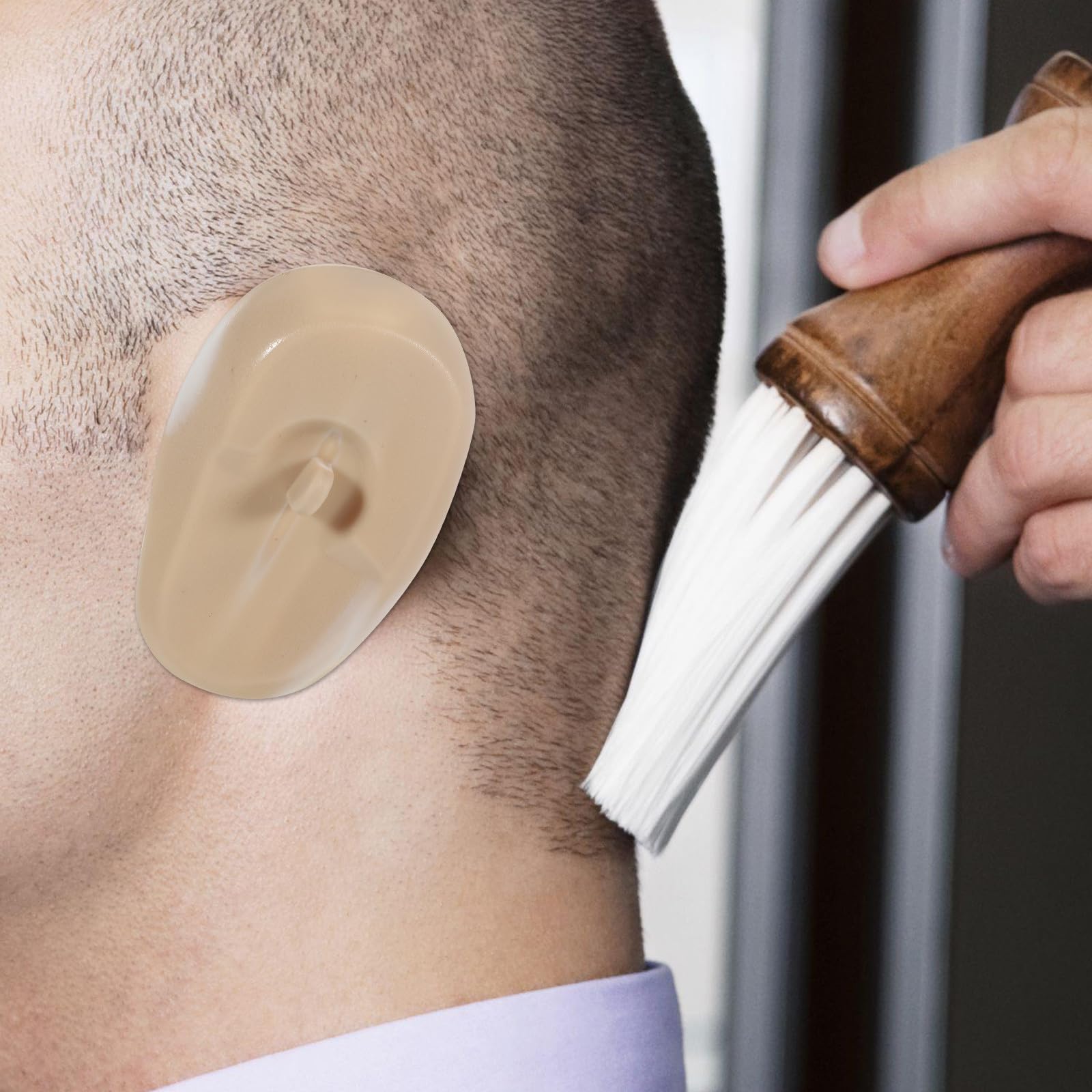 Silikon Ohrabdeckungen Ohrenschutz Wiederverwendbar 1 Paar für Friseursalons zum Hitzeschutz und Haarewaschen