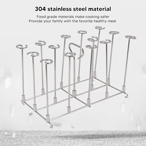 Miniatura 5 de ZLXHDL Air Fryer Rack, Compatible for Ninja DZ201 Foodi Dual Zone Air Fryer Stainless Steel Vertical Skewer Air Fryer Accessories