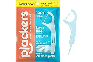 Plackers Twin-Line Dental Flossers for Efficient Overnight Delivery