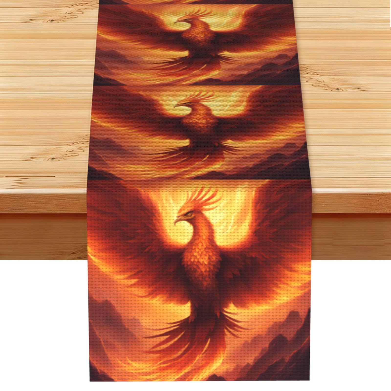 beautiful phoenix Table Runner 13x72 Inch Dining Decor