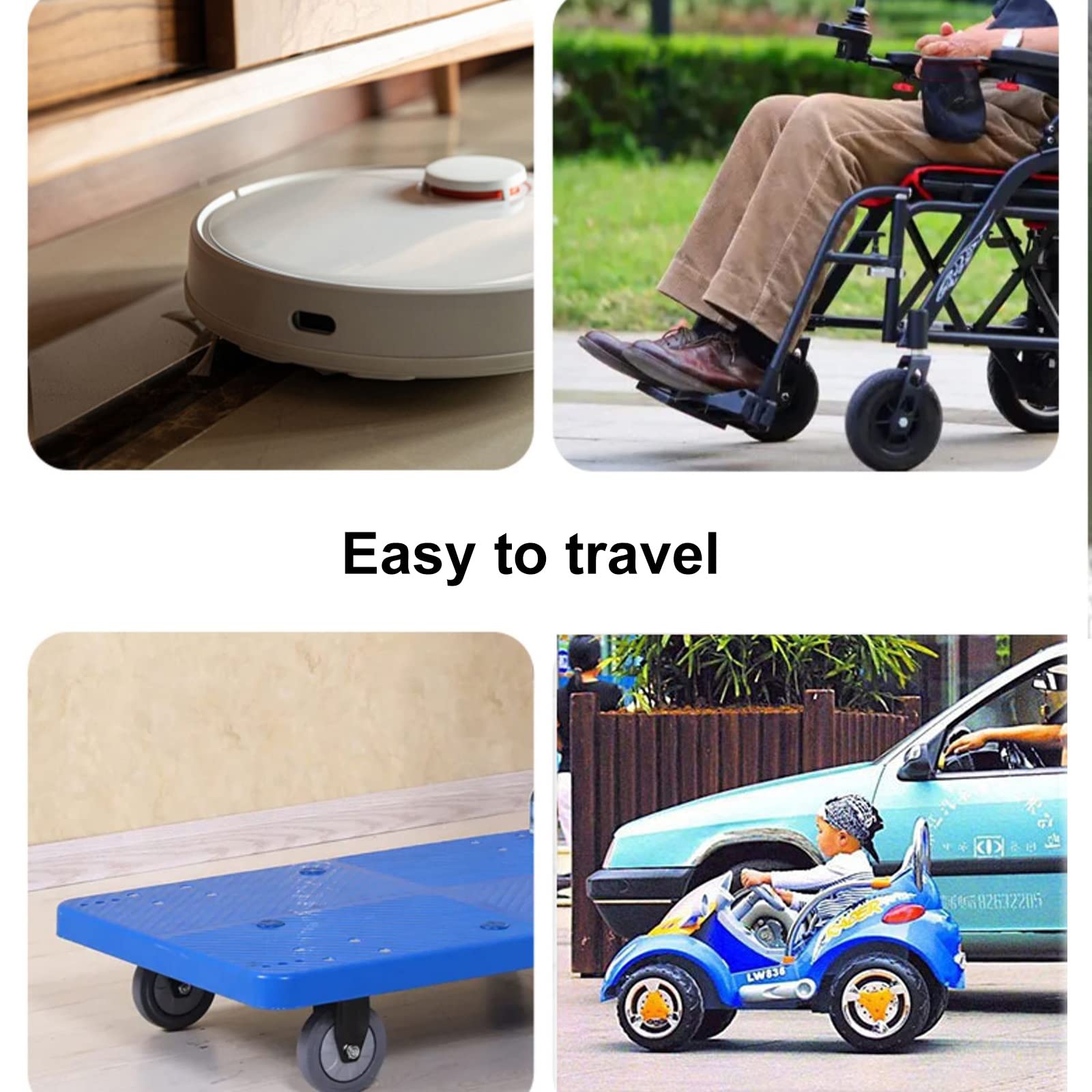 Rampe de seuil de porte portable en PVC - Charge maximale : 800 kg - Pour robots balayeurs, vélos, scooters, bagages, véhicules électriques (Couleur : gris, dimensions : 100 x 10 x 3 cm