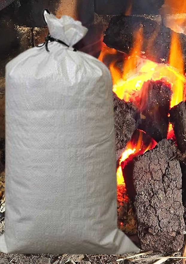 Peat Briquette Fire Burning Natural Hand Cut Irish Turf Logs Peat HIGH