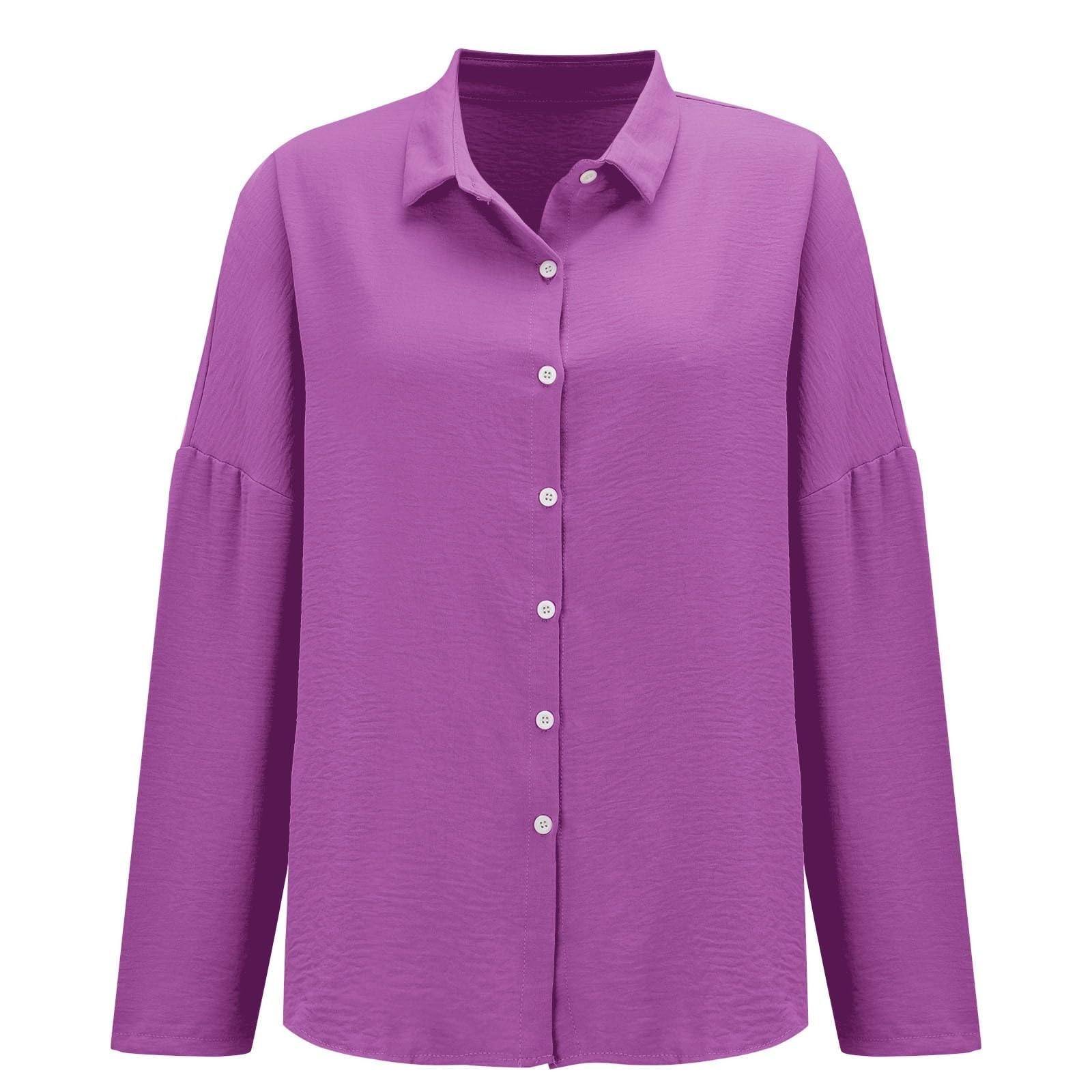 Camicie di lino alla moda con bottoni a maniche lunghe per le donne con risvolto Primavera 2026 Estate Classica Tunica di garza con colletto Vcation Abiti in cotone lino fidanzato Camicette casual