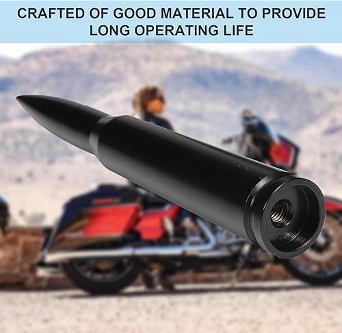 Miniatura 5 de Antena de motocicleta de 5.3 pulgadas estilo bala de repuesto para H-Arley D*a-vidson Touring Electra Road Street Glide Trike Ultra Classic CVO