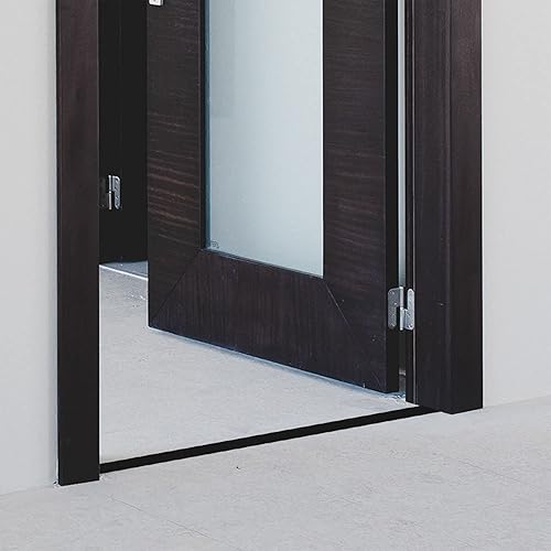 Miniatura 3 de Rubber Bond Tira de transición de suelo, tiras de vinilo autoadhesivas para suelos laminados, tira divisora plana, fácil de instalar y despegar (48