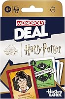 Monopoly Deal Harry Potter Card Game - Wizarding World Family Fun, Ages 8+, 2-5 Players, 15 Min Travel Game
