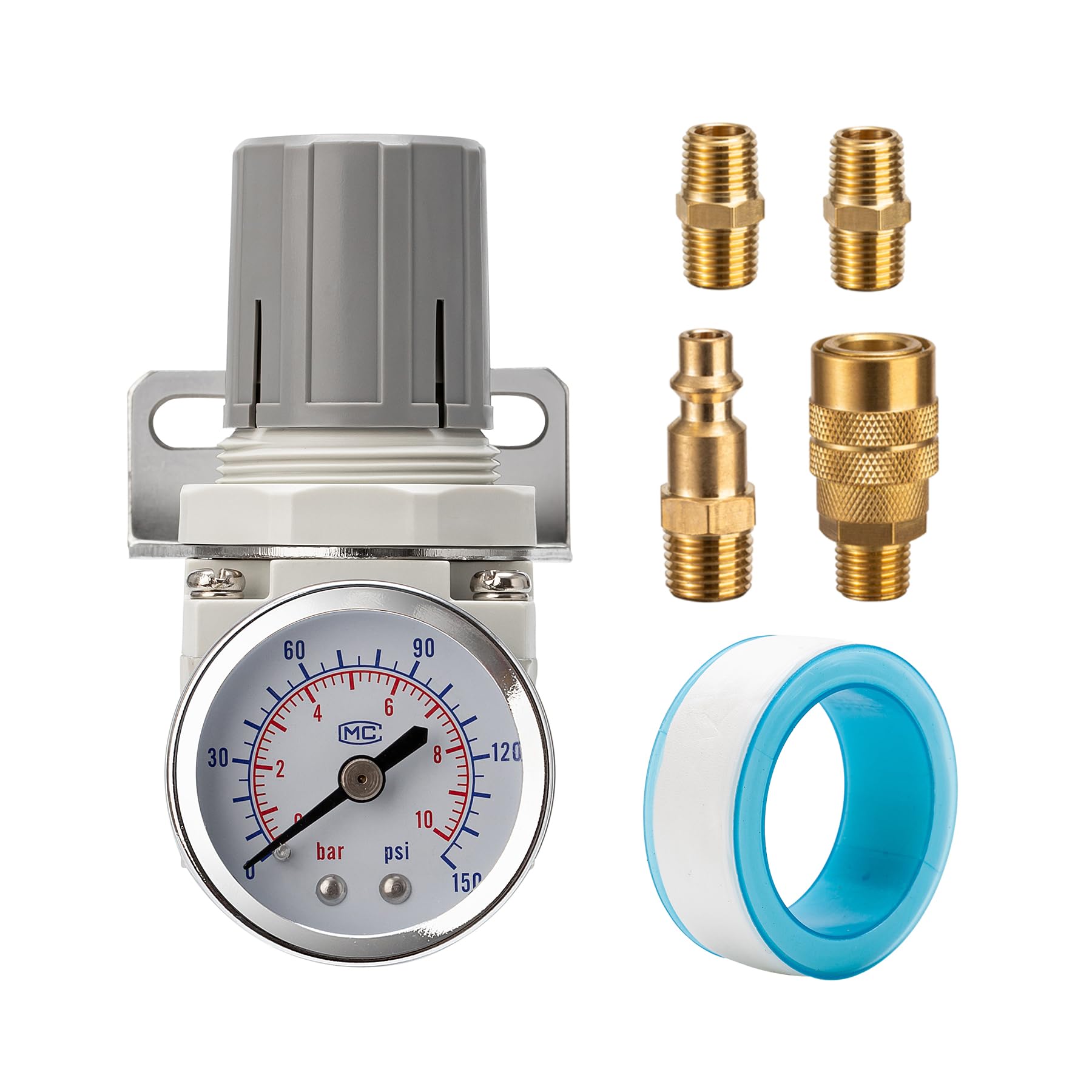 Industrial Air Pressure Regulator - 0-150 PSI -7 Industrial Air Pressure Regulator - 0-150 PSI -7