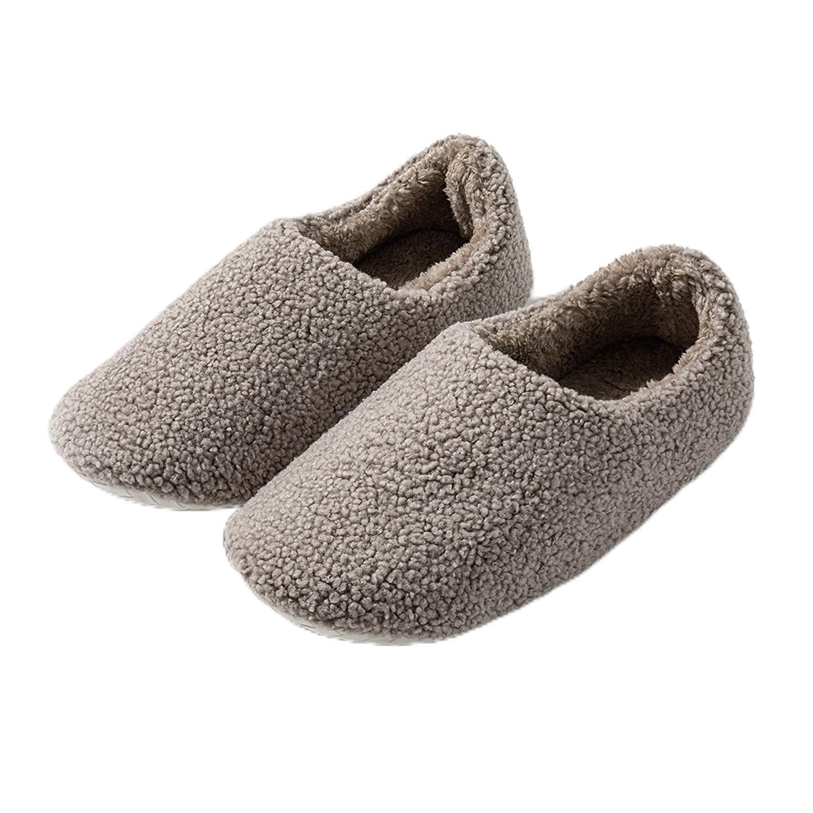 [AOY] スリッパ 室内 ルームシューズ 【ふわもこ素材でポカポカ・かかと付きで冷え対策・選べる5色】 すりっぱ レディース 冬用 裏起毛 防寒 保温 あったか ふわふわ かかとあり 軽量 静音 耐磨 滑り止め 洗える おしゃれ