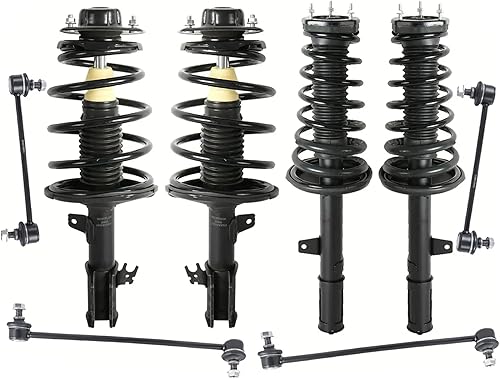 Miniatura 24 de MOSTPLUS Juego de amortiguador y resorte de puntal delantero compatible para Toyota Avalon 2012-2017 172941/172940, resorte helicoidal, 2 piezas