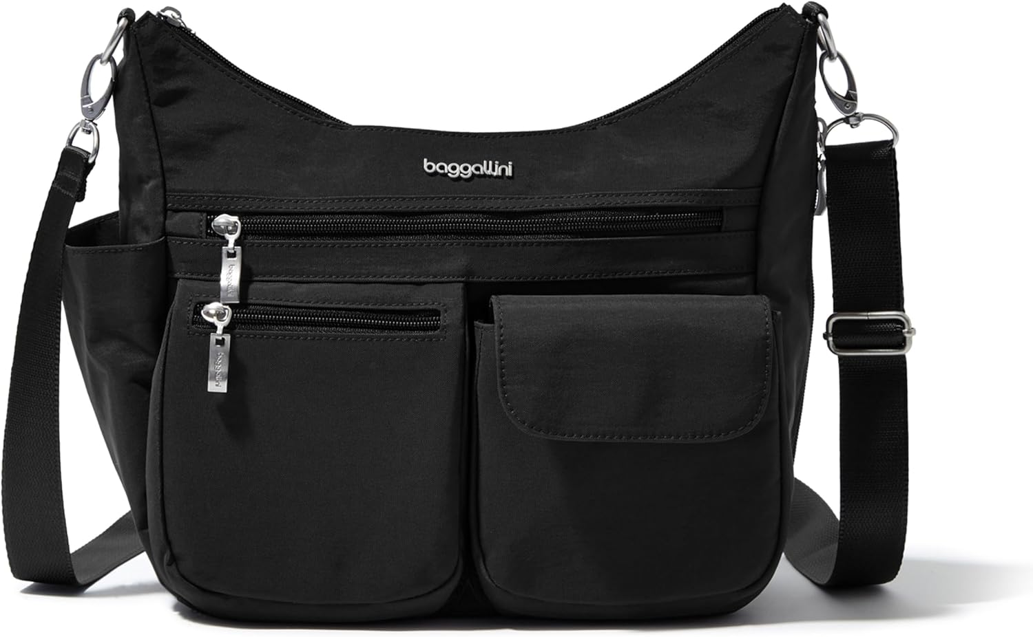 Baggallini Modern Everywhere Crossbody Bag for Women 11x9x4.5 Rfid Hobo Bag - Image 11