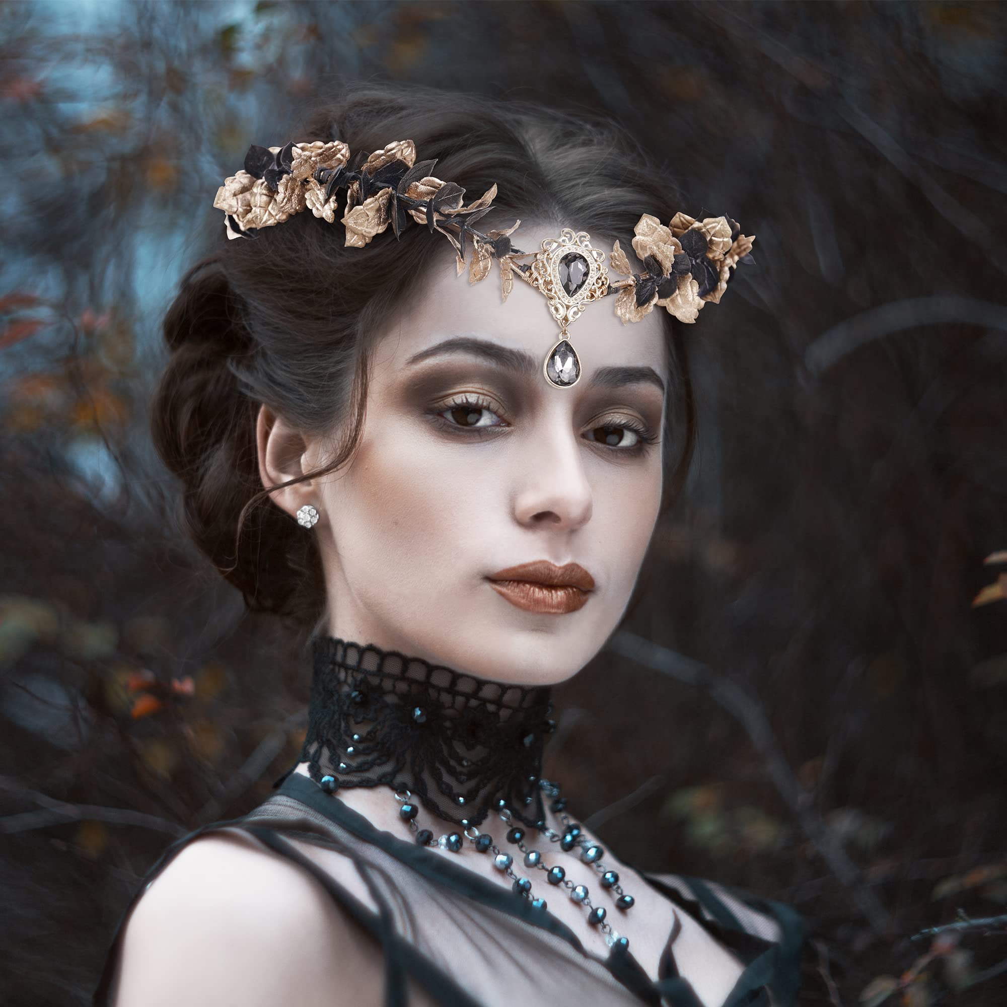 dark fairy headpiece