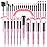 Makeup Brushes, VANDER 32pcs Makeup Brush Set Professional Soft Synthetic Foundation powder concealer blending Make up Brushes, eye shadow blush face brush set, PinkCosmetic bag not included