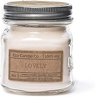 Vista 48 de ECO CANDLE CO. Vela reciclada, Pastel de Ron y Caramelo, 26 oz. - Aromas de Caramelo, Ron, Arce, Almendra, Pera y Vainilla - 100% Cera de Soya, Sin