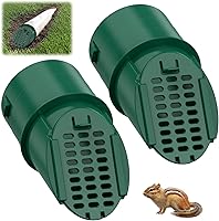 Lebenwell 2 Pack 4" Green Slope Drainage Grate Cover - Fits SCH40, SDR35, Corrugated Pipe, Rain Diverter for Sump Pump & Downspout (143 chars)