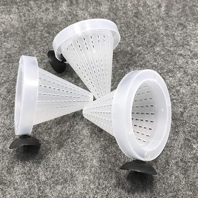 Foto 4 de 7 de BSGP Alimentador de cono de gusano rojo para acuario, 3 unidades