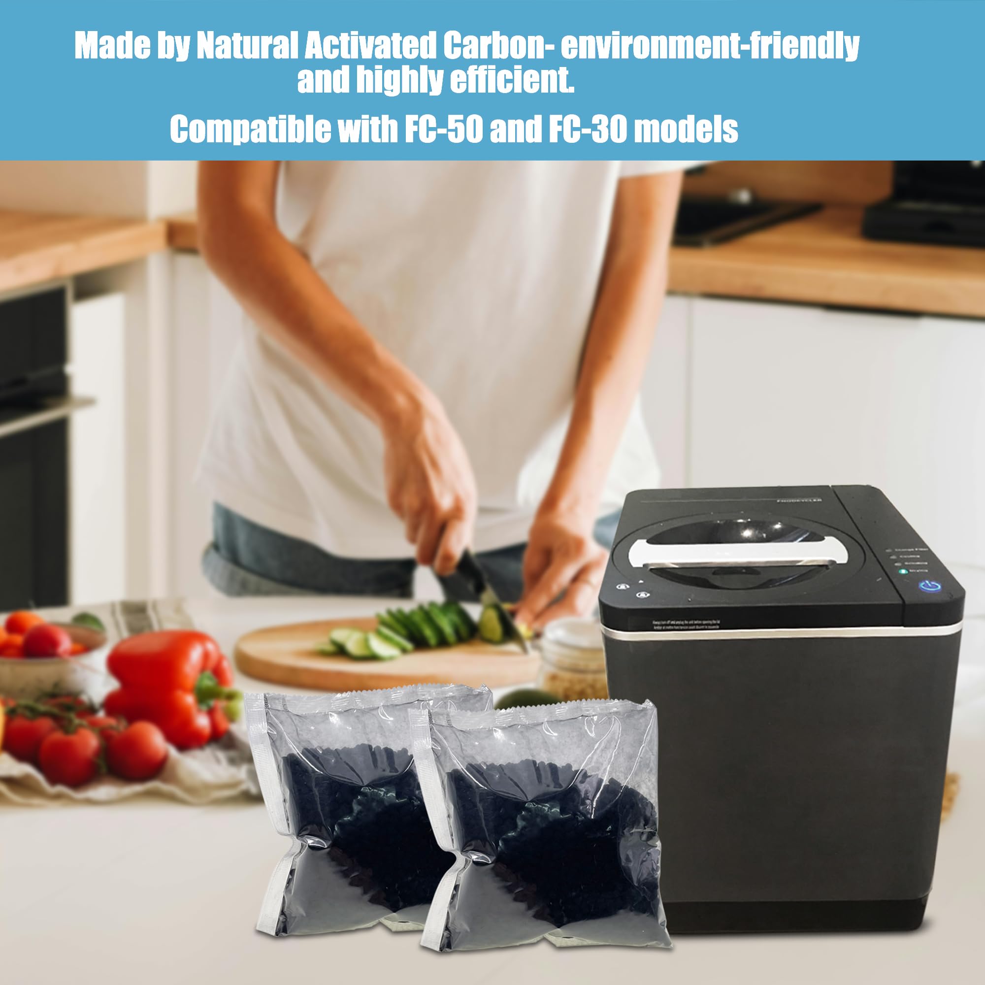 Recharges de filtres Absorbant Les odeurs pour filtres Vitamix FoodCycler