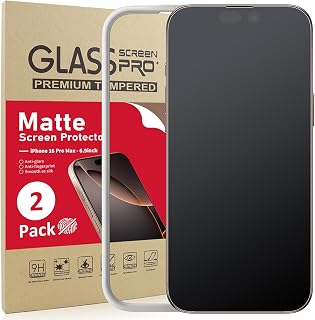 Ambison Matte Screen Protector for iPhone 16 Pro Max 6.9inch, 2 Pack