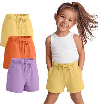 3 Pack Toddler Girls Shorts