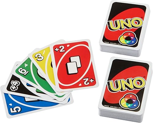 Miniatura 2 de Mattel Games UNO ColorADD Juego de cartas para jugadores daltónicos y vistos a color en lata de almacenamiento, juego de viaje para familias y
