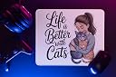 AMBILE AMS Store Mouse Pad with Anti-fray Stitching, Waterproof Surface & Non-Slip Rubber Base Stitched Edges Gaming Mouse Mat for Laptop, Compatible with Laser and Optical Mice (Design4) gallery image