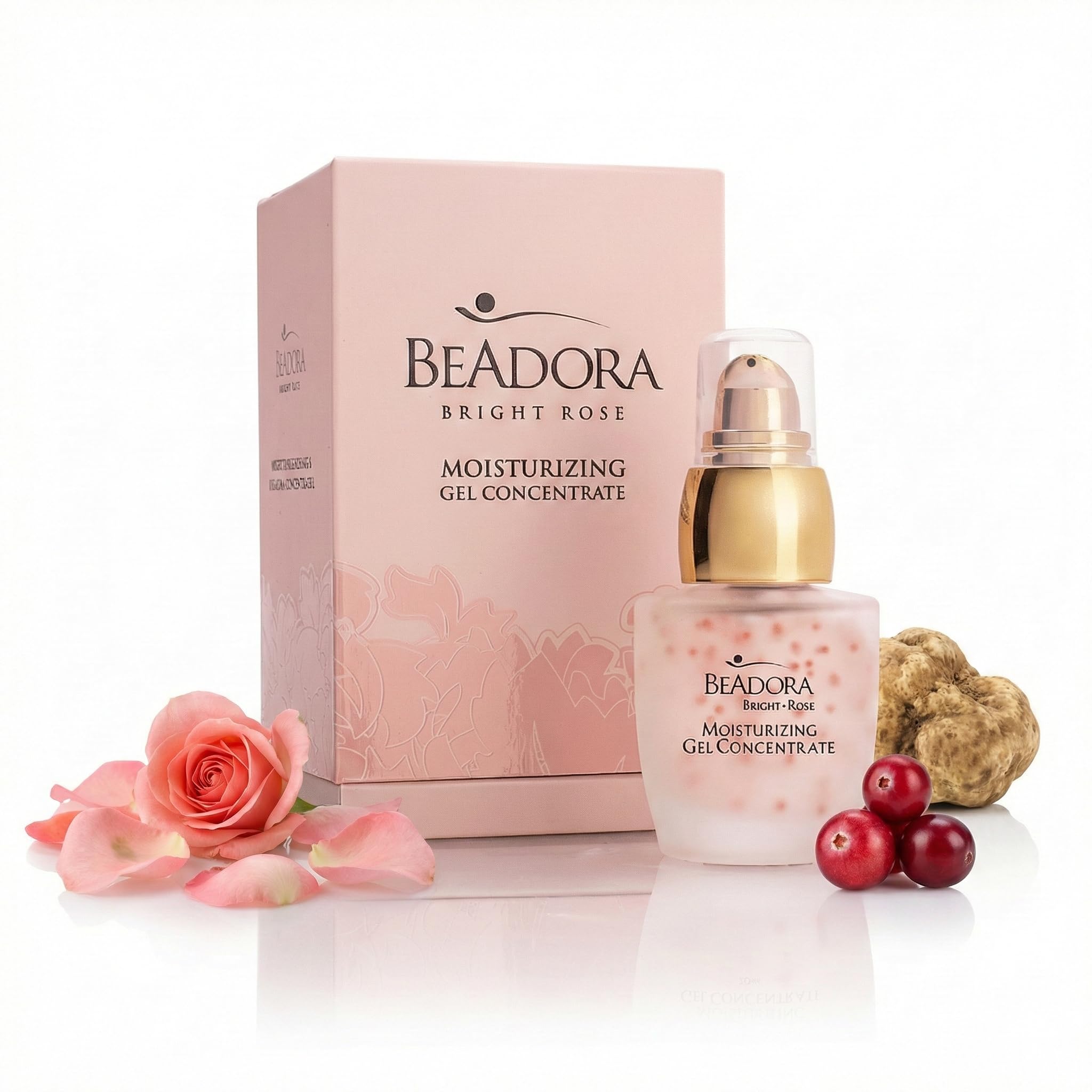 BeAdora Rose Gel-Konzentrat 30 ml mit Rosenöl & Hyaluronsäure