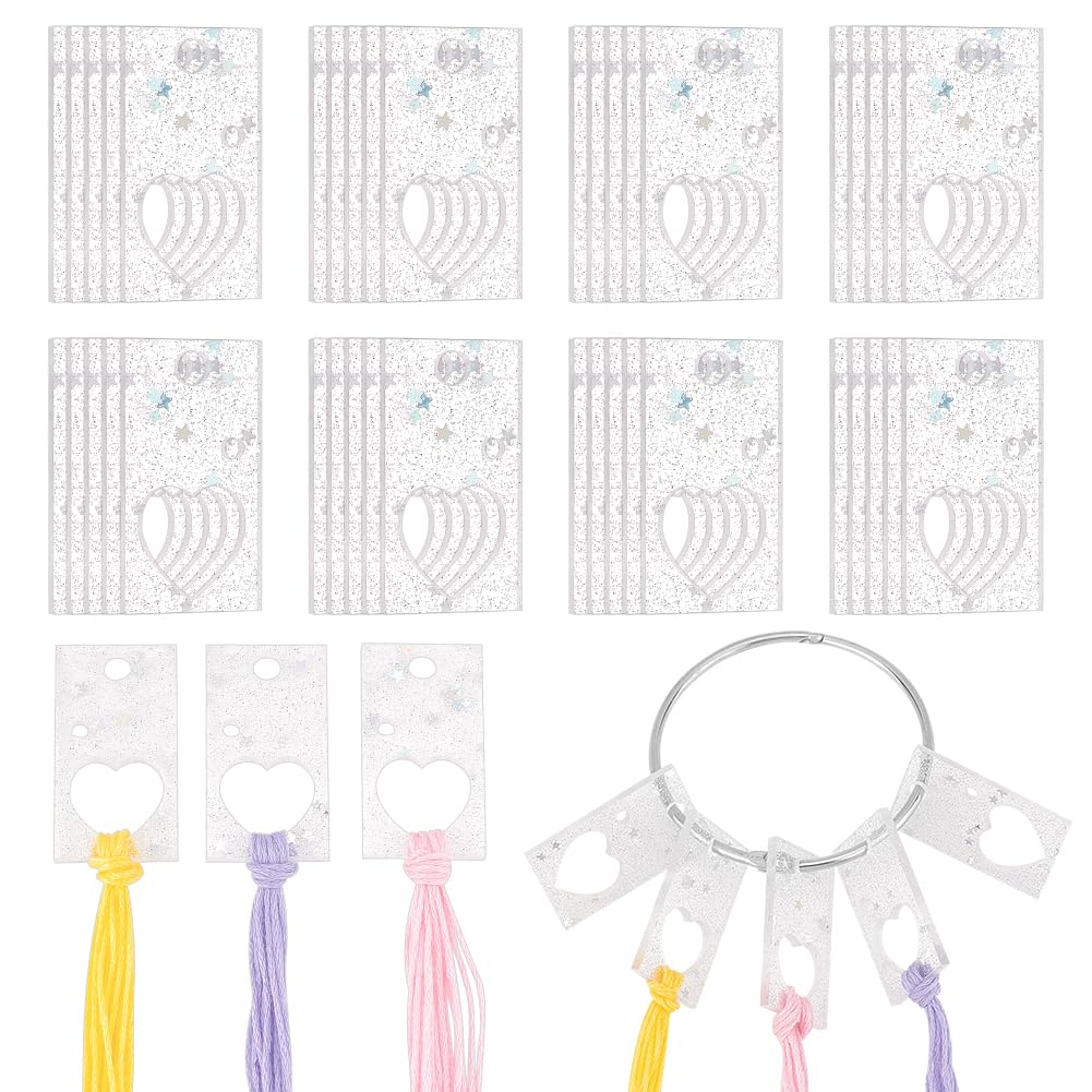 Amazon.co.jp: OLYCRAFT 20個 アクリル糸ドロップ リング付き