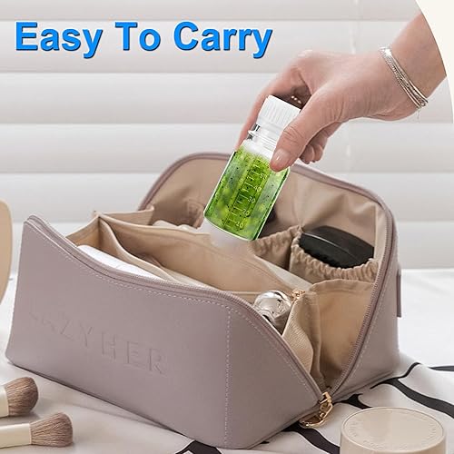 Miniatura 4 de Voittozege 24 botellas pequeñas de plástico transparente para jugo de 2 onzas con tapa, mini botella de jugo con tapa de rosca blanca, contenedor de