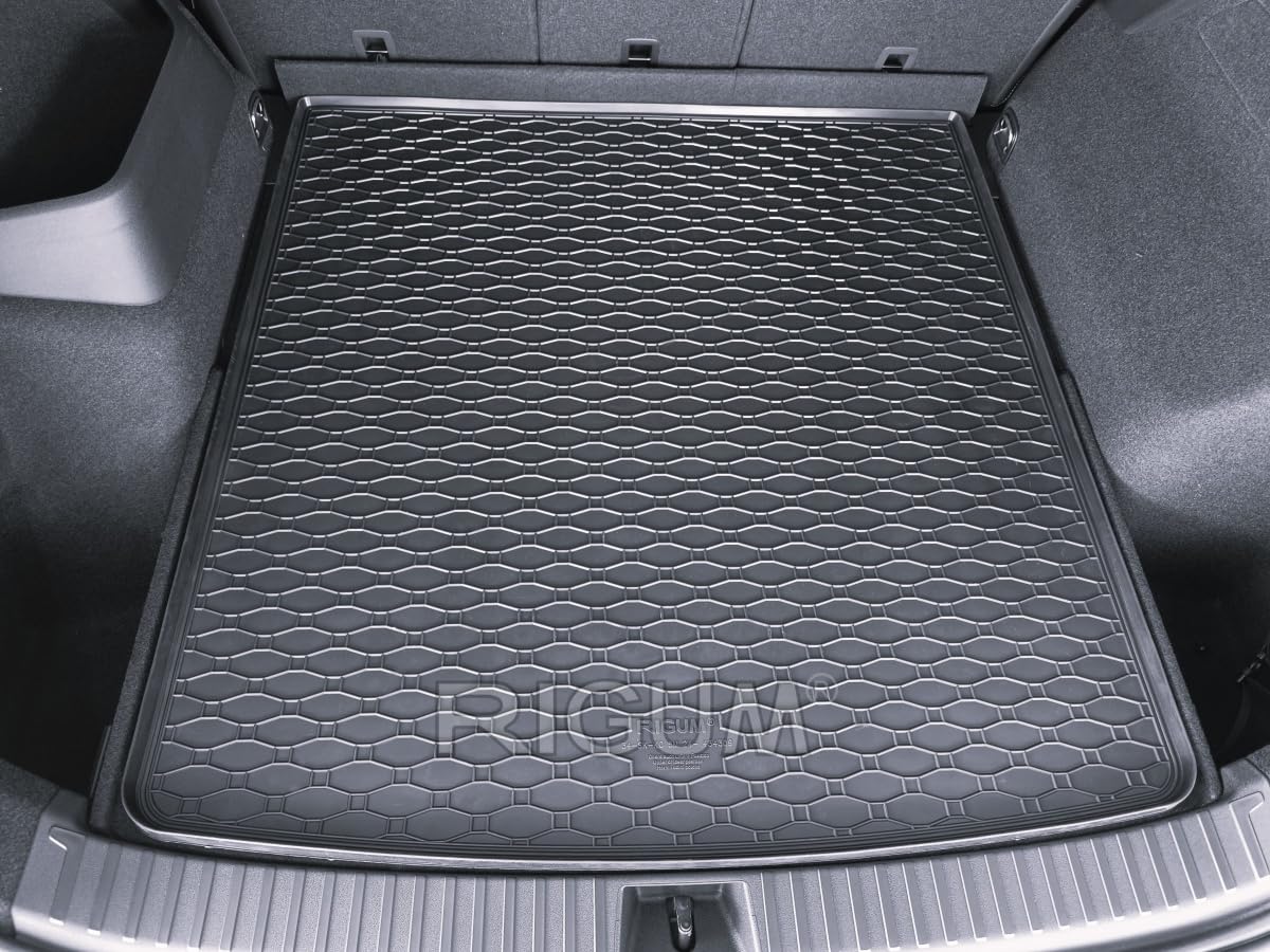 Gummimatte Kofferraumwanne kompatibel mit VW Tayron 5-Sitzer mit verstellbarem Boden (Nicht für PHEV) ab Bj. 2024 309