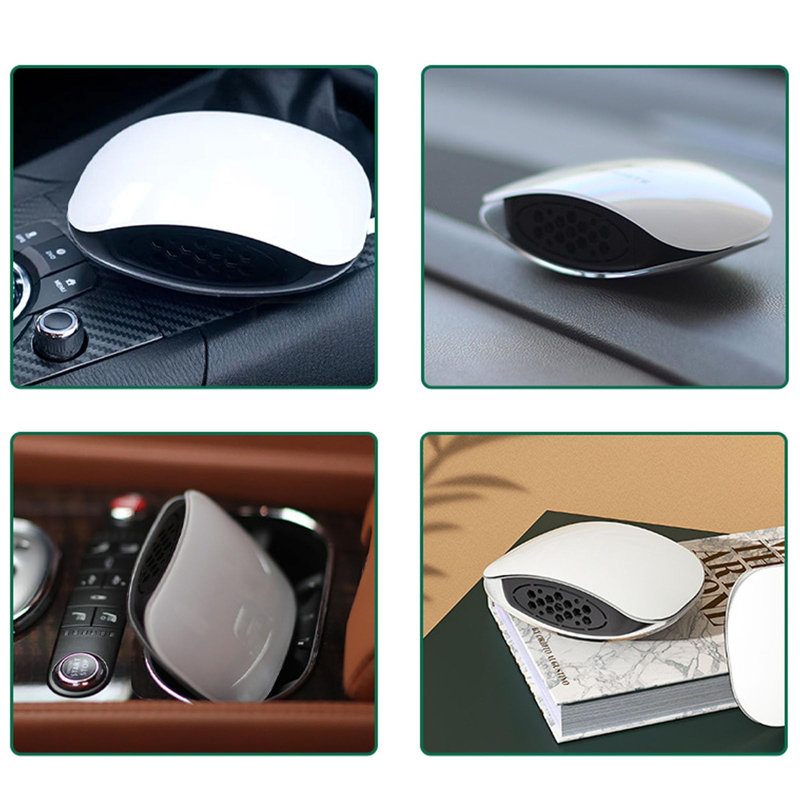 Purificadores de aire pequeños alimentados por USB, limpiador en miniatura para una limpieza eficaz y eliminación de olores, ionizadores para el hogar, purificadores de aire de coche