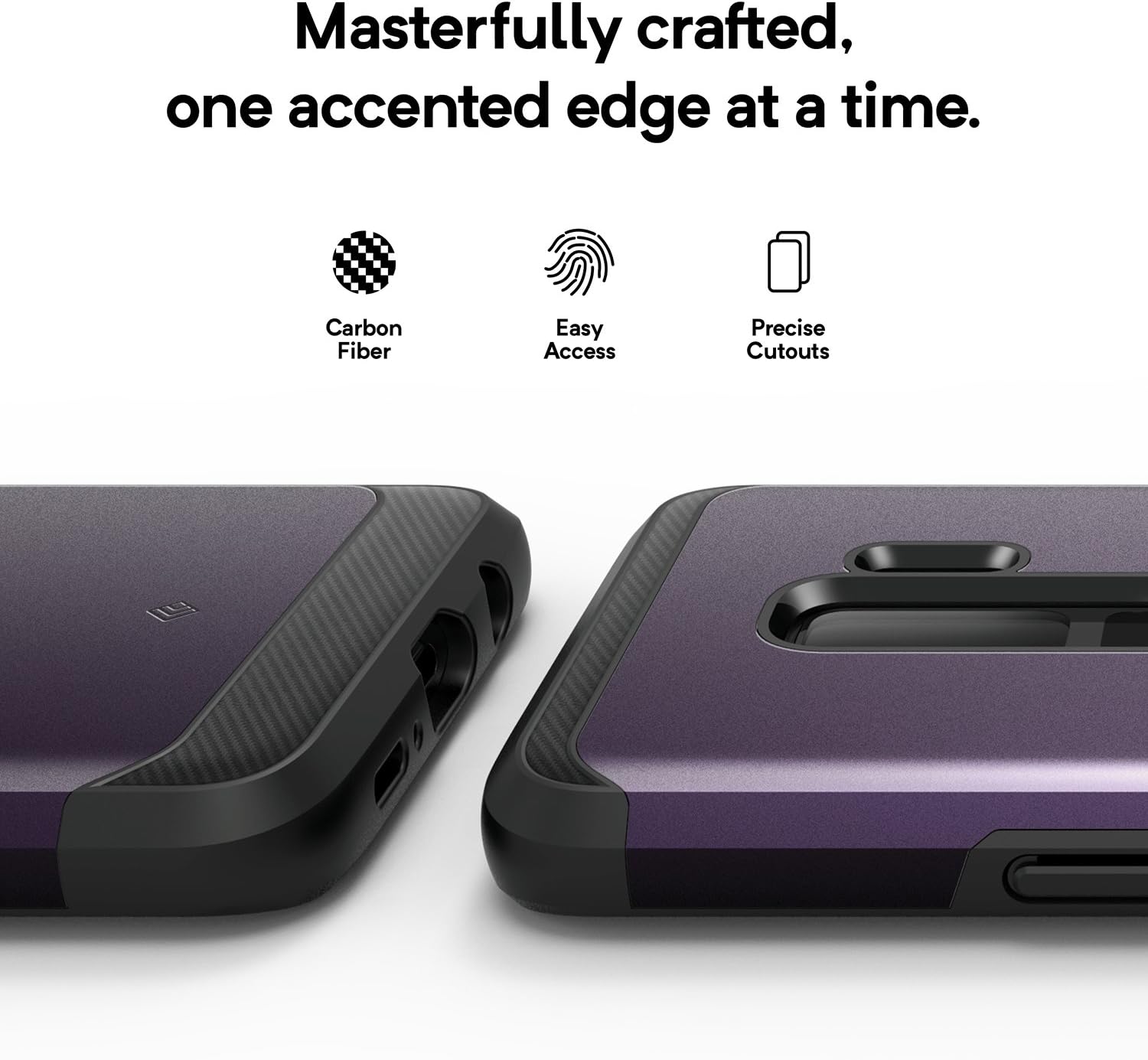 Caseology Legion for Galaxy S9 Plus Case (2018) - Reinforced Protection - Violet