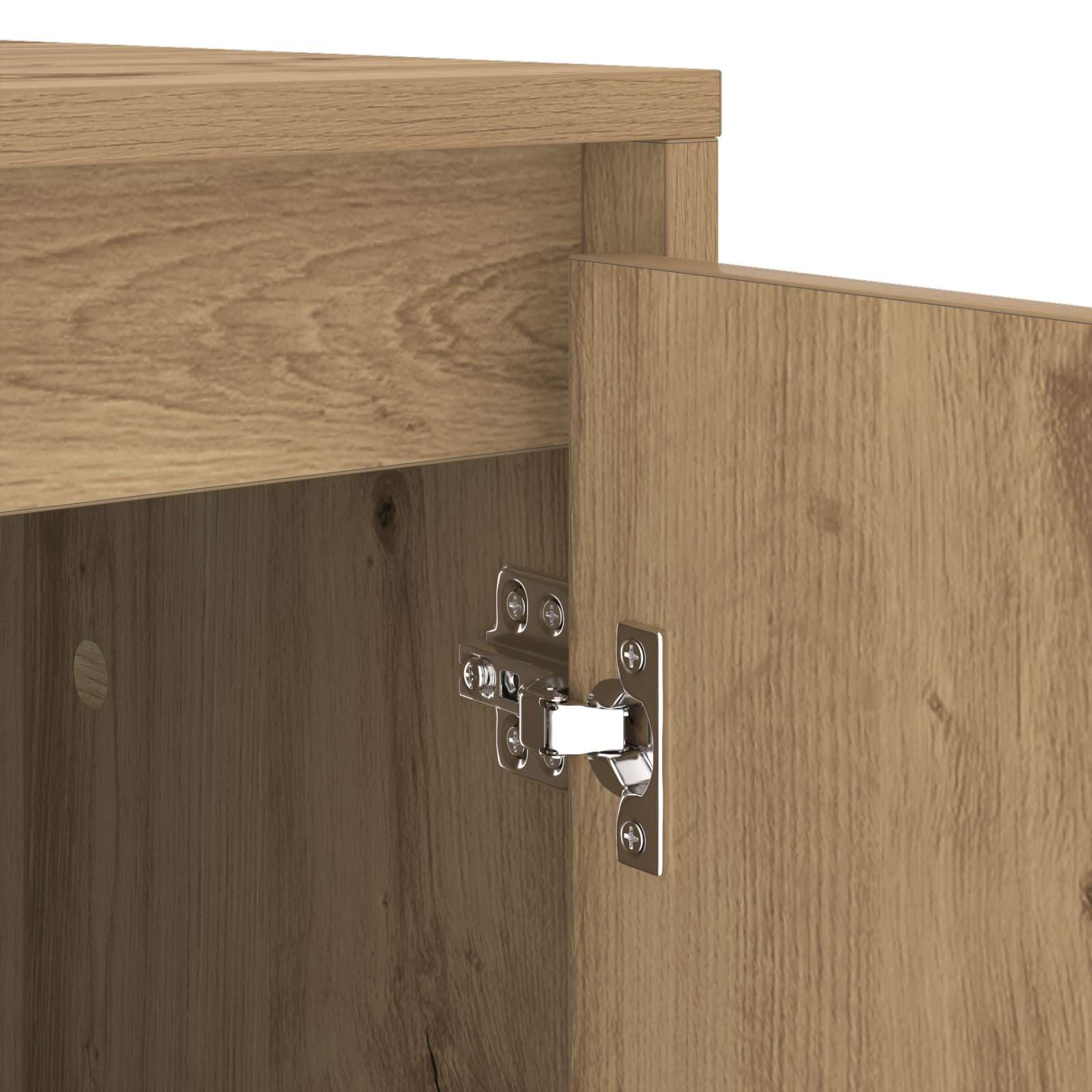 vidaXL Armario para Lavadora con Puerta Roble Artisan 87 x 60 x 89 cm