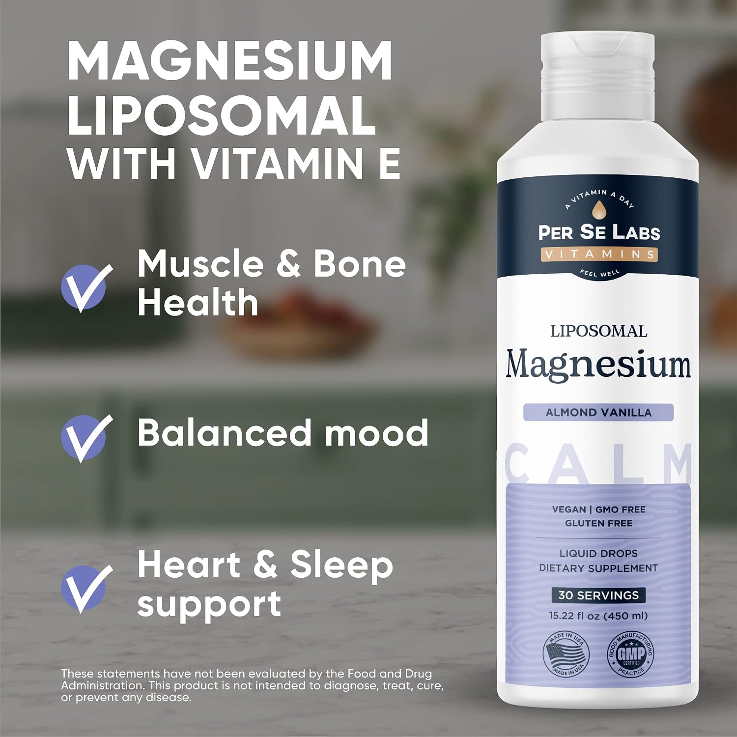 Nutra Well Vitamins - 15.22oz Magnesium Calm Liposomal Supplement