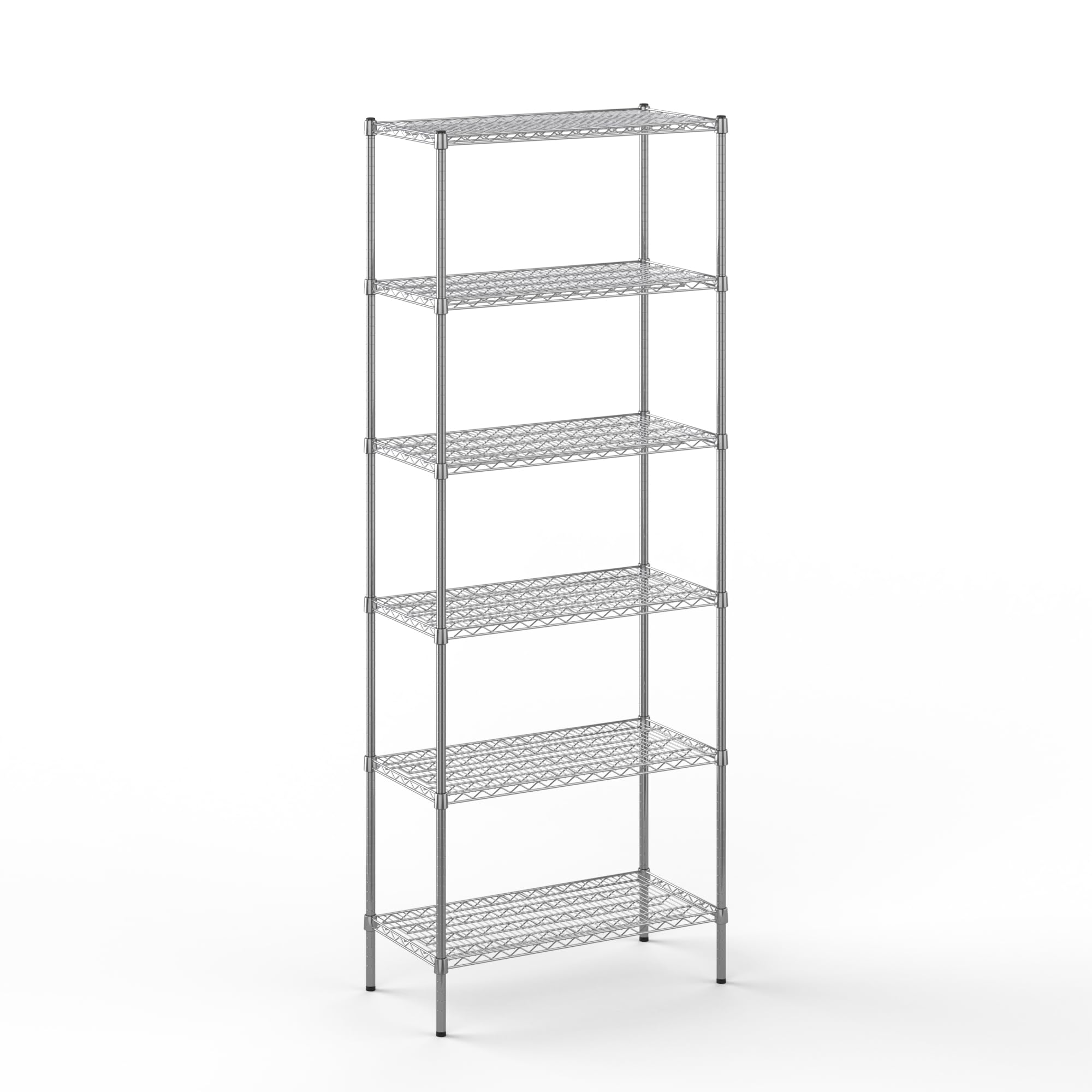 18" Deep x 36" Wide x 96" Height Wire Shelving Kit | 6-Tier | NSF Commercial Storage Rack Unit