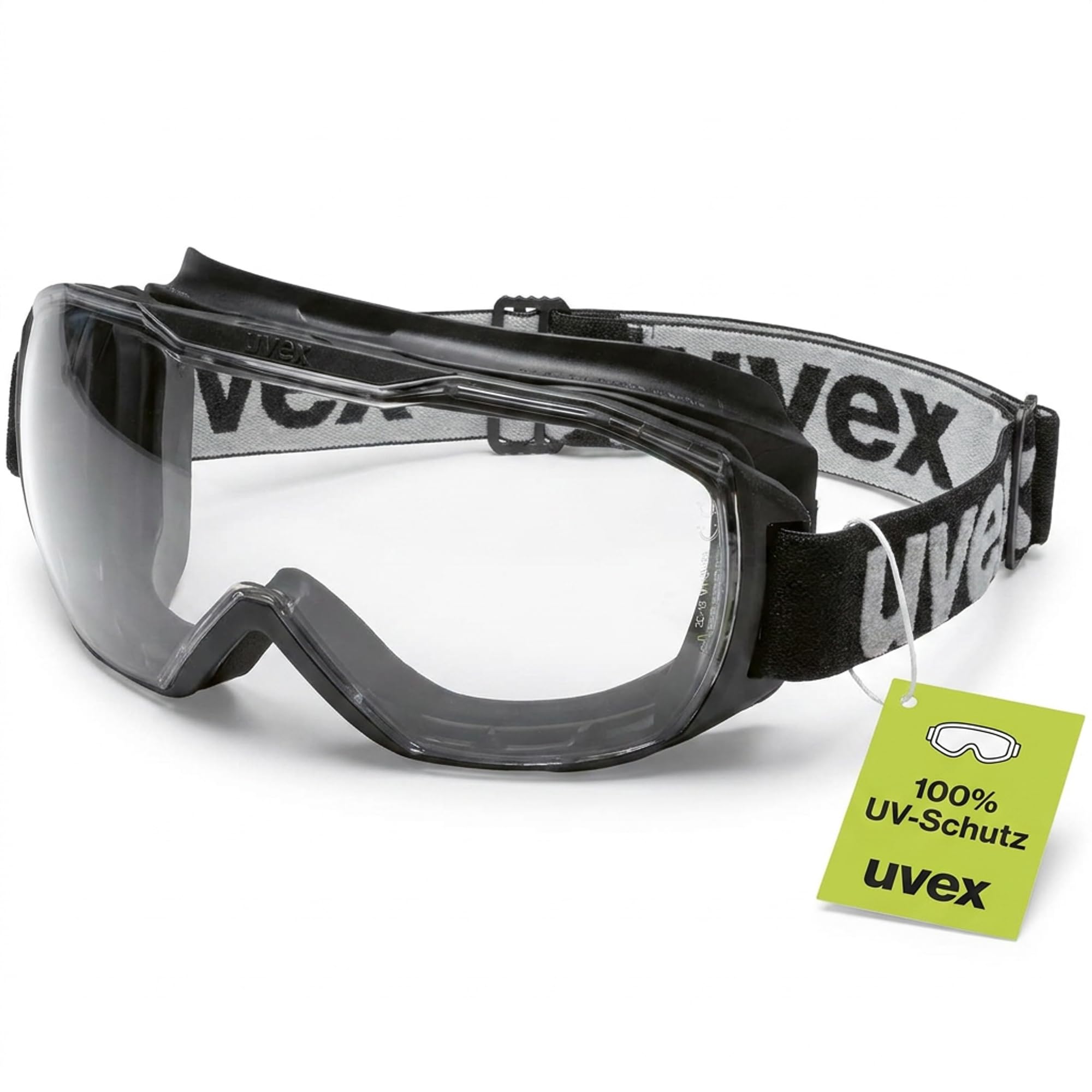 Uvex Megasonic Okulary ochronne dla osób noszących okulary - odporne na zaparowanie i zarysowania