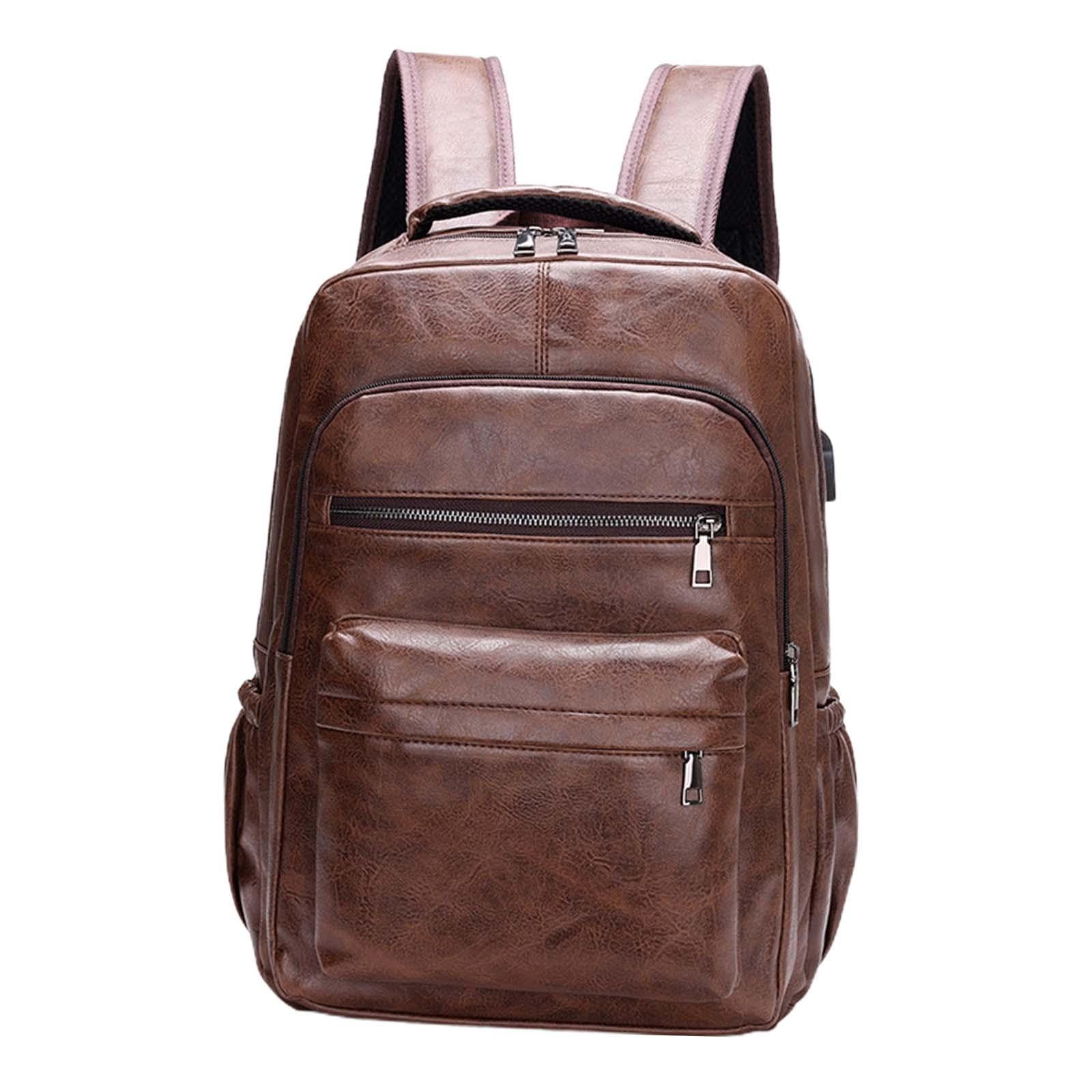 HEAVENGLOWLaptop Backpack Men Pouch Handbag Casual Daypack for Shopping Fishing Travel Coffee-image-46