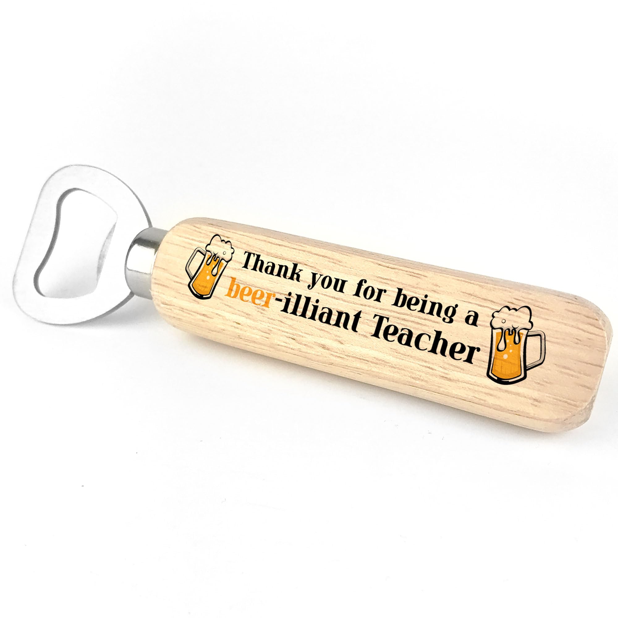 Red Ocean Funny Bottler Opener Teacher Gift for Men - Teacher Thank You Gifts - End of Term - Leaving School - Funny Teacher Gifts for Him