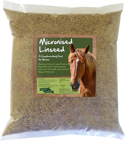 Horse Herbs Micronised Linseed Meal Feed Supplement for Horses