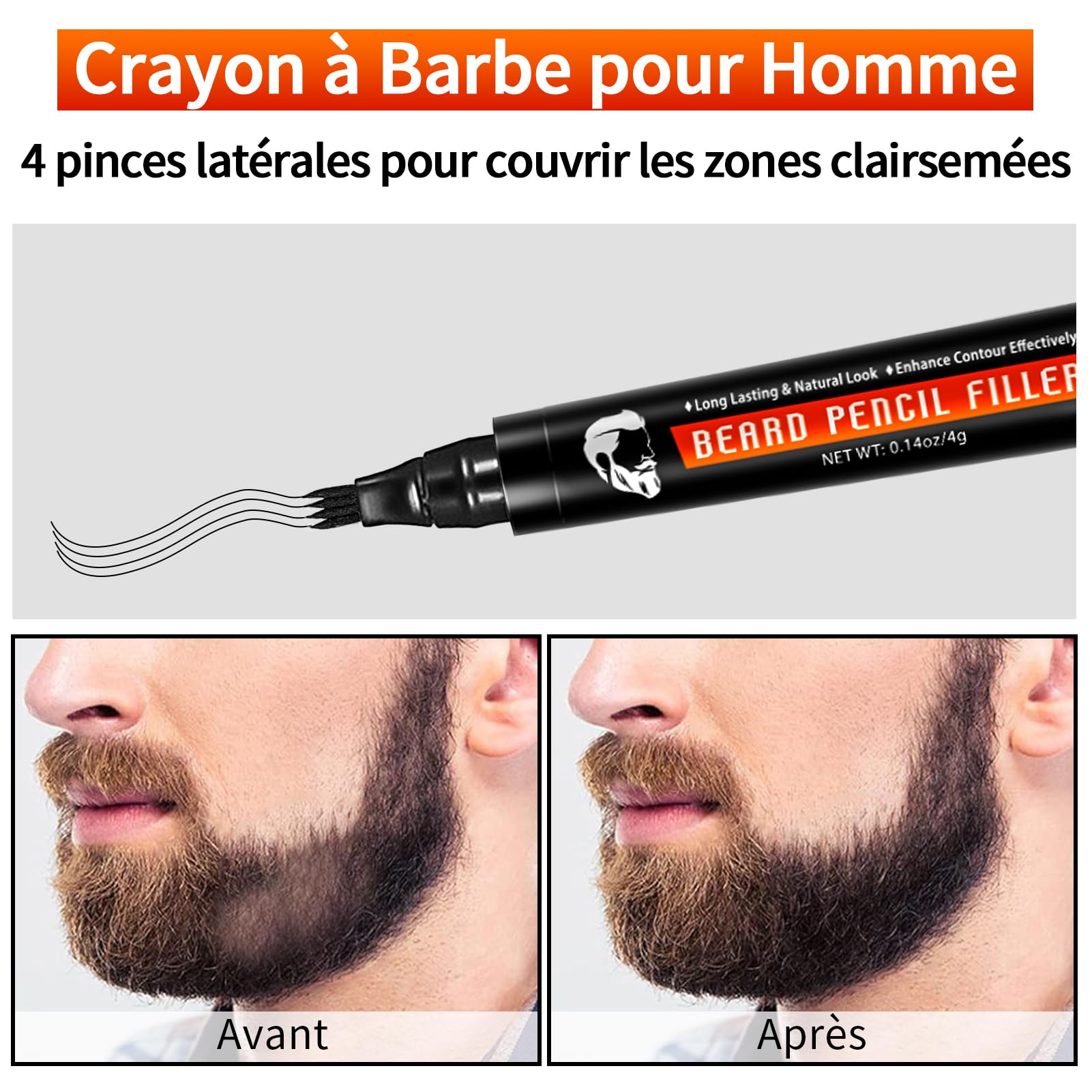 Outils De Mise En Forme De La Barbe Sha Performbeard - Lisseur De Barbe, Guide De Modèle De Barbe, Rasoir Professionnel à Bord Droit, 10 Pièces