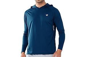 NORTHYARD Men's Burn XL UPF 50+ Hoodie Shirts Rash Guard Long Sleeve...