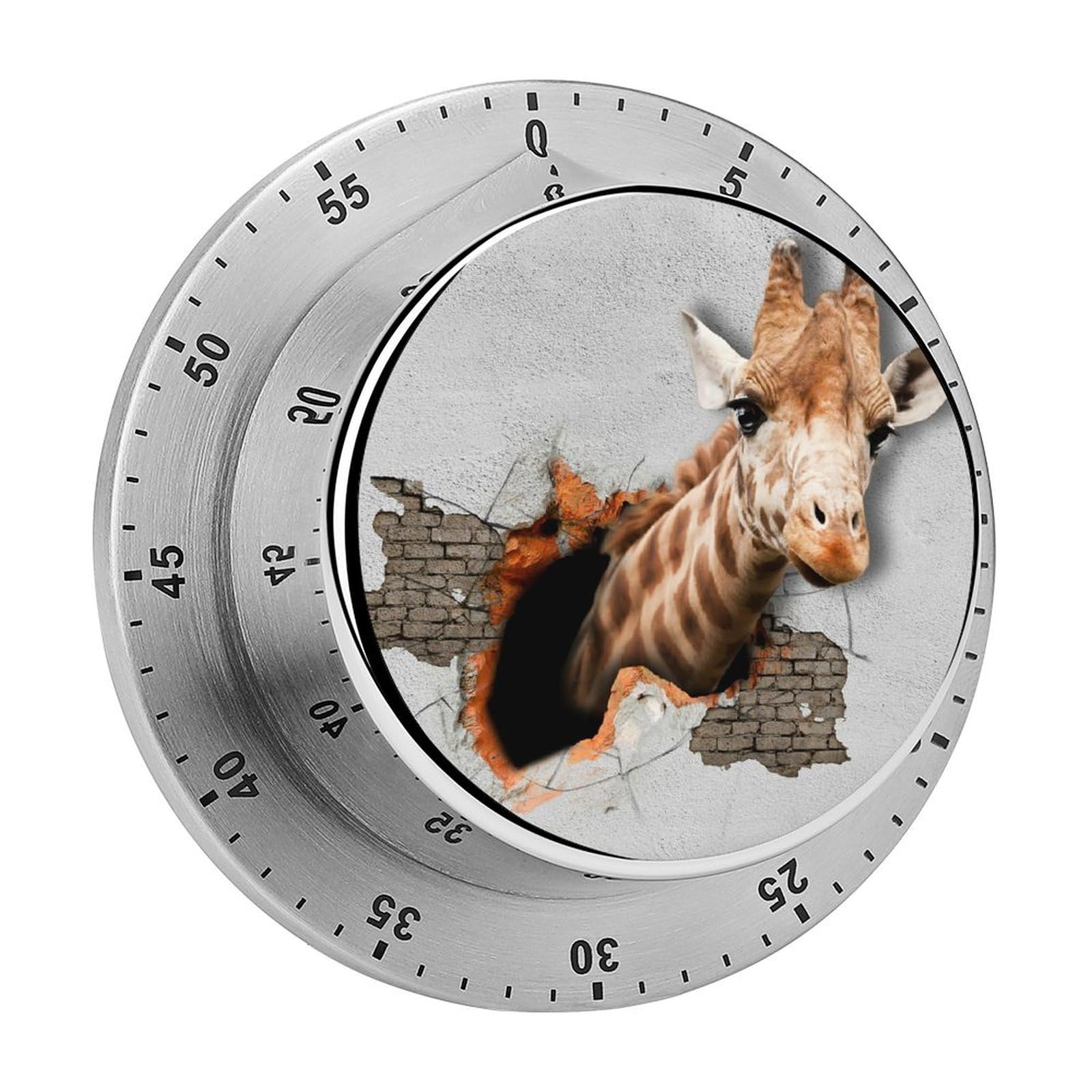 Minuterie girafe de 8cm magnétique pour gérer le temps des enfants