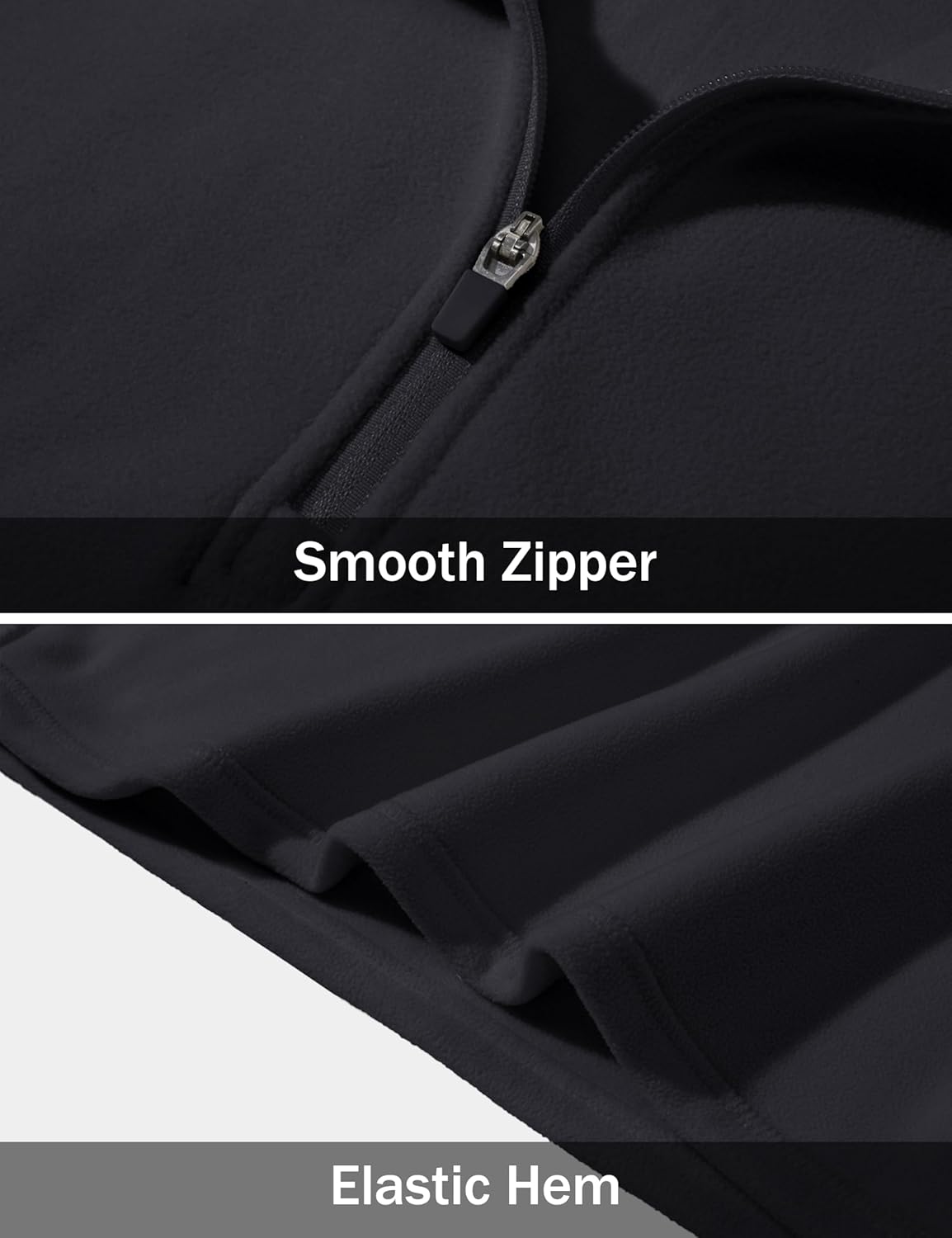 MAGCOMSEN Men's Quarter Zip Pullover Polar Fleece Sweatshirt Casual Long Sleeve Shirts for Men Winter Fall Thermal - Image 6