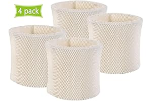 Compatible Humidifier Filter for Emerson MAF-1 - 4-Pack Replacement Wicking Filter, Ideal...