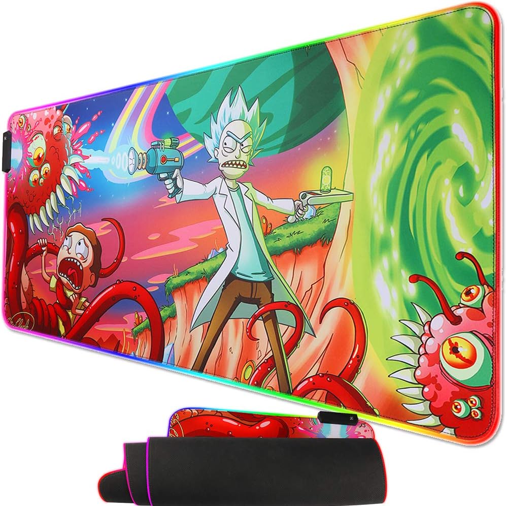 RGB Gaming Mouse Pad Large Soft RGB Mouse Mat Oversize