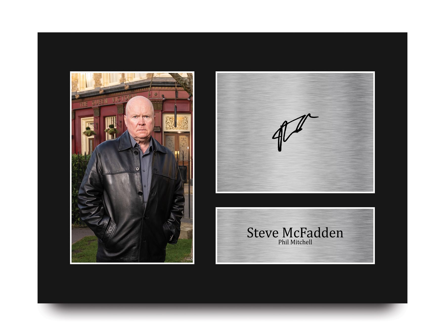 HWC Trading Steve McFadden Eastenders Phil Mitchell Gifts Printed Signed Autograph Picture for TV Show Fans - A4 — image 1